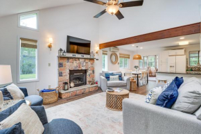 Walk to Lake Beach Home with Hot Tub and Deck